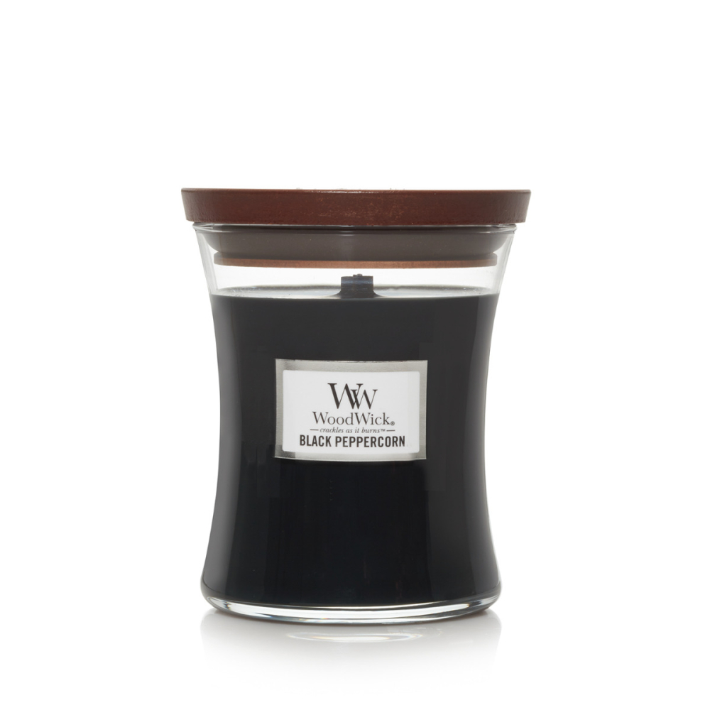 Black Peppercorn Medium Candle - WoodWick