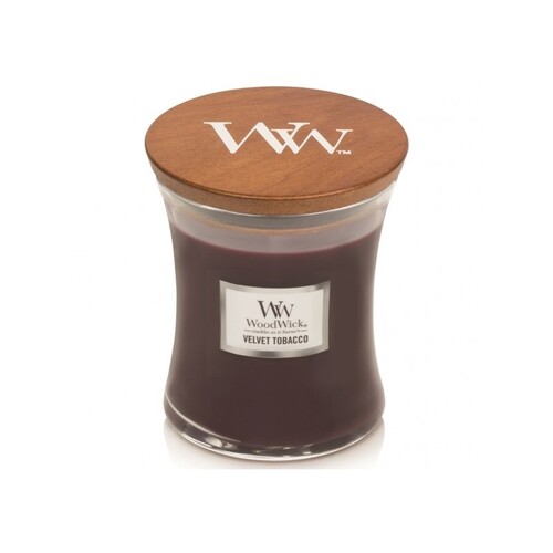 Velvet Tobacco Medium - WoodWick Candle
