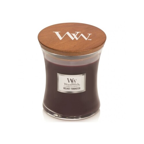 Velvet Tobacco Medium Candle - WoodWick