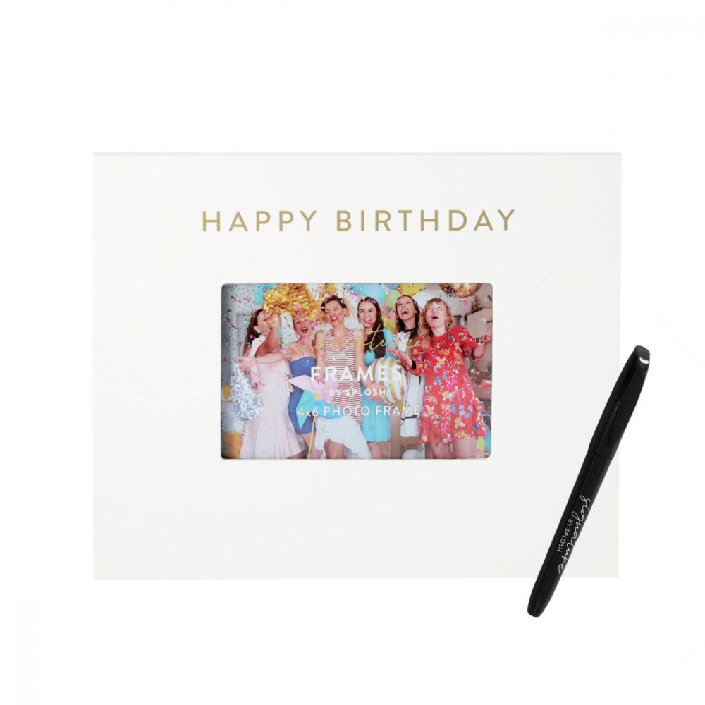 Signature Frame Happy Birthday - Splosh
