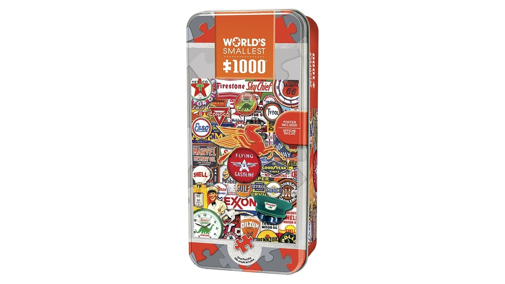 MasterPieces Puzzle - World's Smallest Retro Petrol Tin Box 1000pc