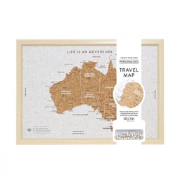Travel Board Australia Map Small - Splosh
