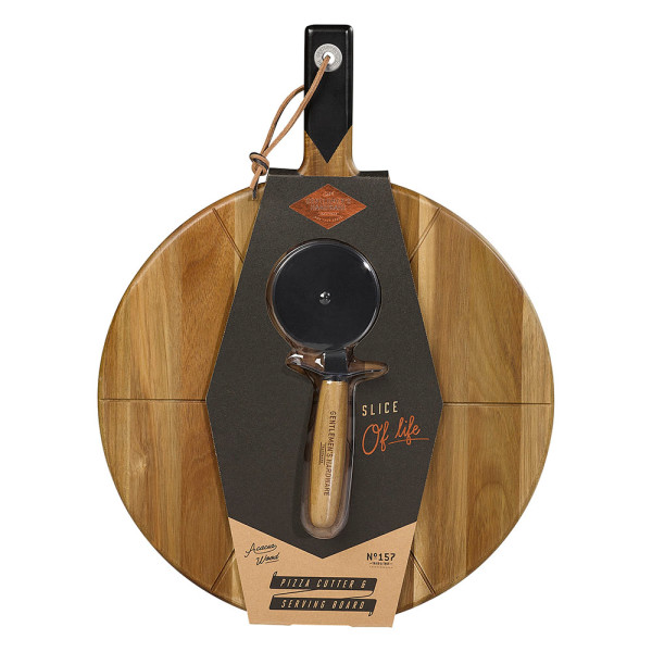 Pizza Cutter & Server Board - Gentlemen's Hardware