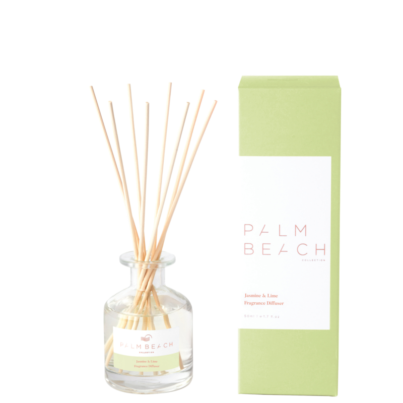 Mini Reed Diffuser - Jasmine & Lime - Palm Beach Collection