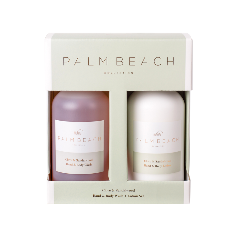 Clove & Sandalwood Wash & Lotion Gift Pack - Palm Beach Collection