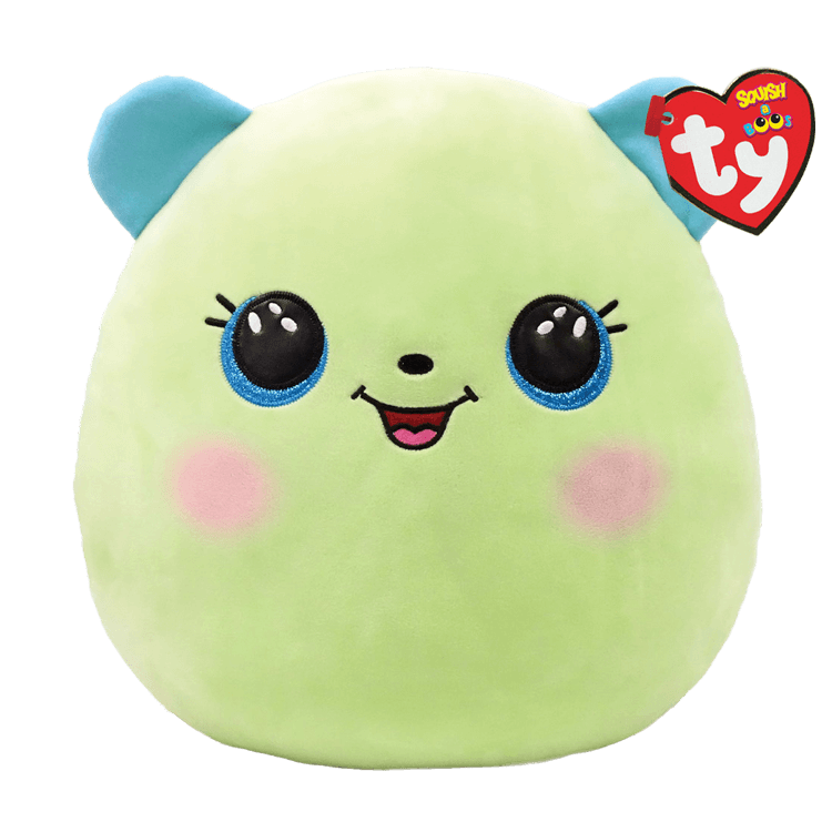 Clover Bear Green 10" - Ty Squishy Beanies (Squish-A-Boos)
