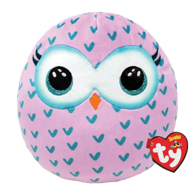 Winks Owl 10" - Ty Squishy Beanies
