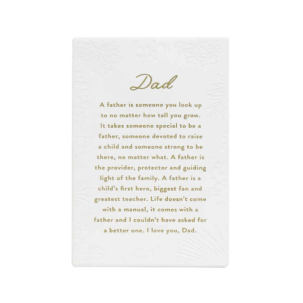 Precious Quote Dad - Splosh
