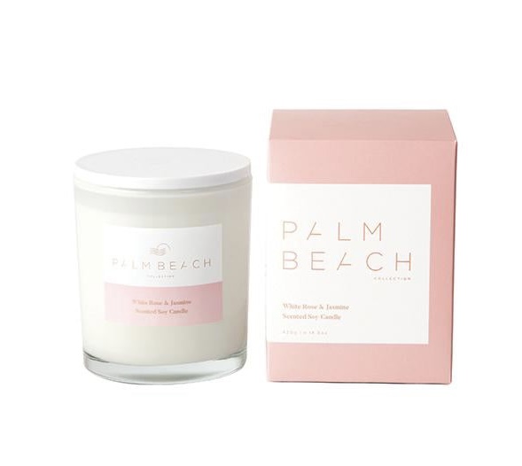 Standard Candle - White Rose & Jasmine - Palm Beach Collection