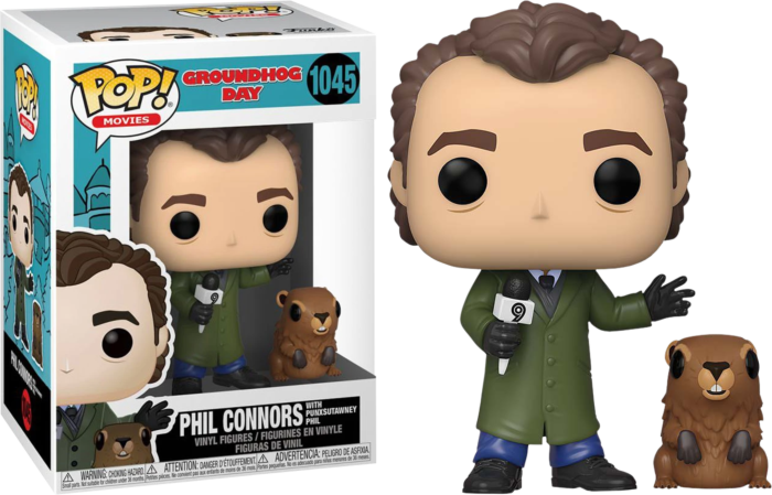 Groundhog Day - Phil With Punxsutawney Phil Funko Pop! Vinyl Figure