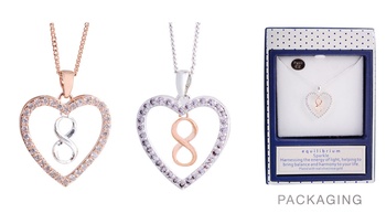 Infinity Heart Necklace - Equilibrium Jewellery