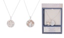 [53315] Botanical Sparkle Necklace - Equilibrium Jewellery