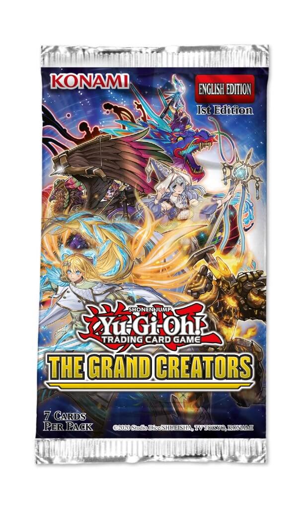 Yu-Gi-Oh! Trading Card Game - The Grand Creators - 7 x Card Booster Pack