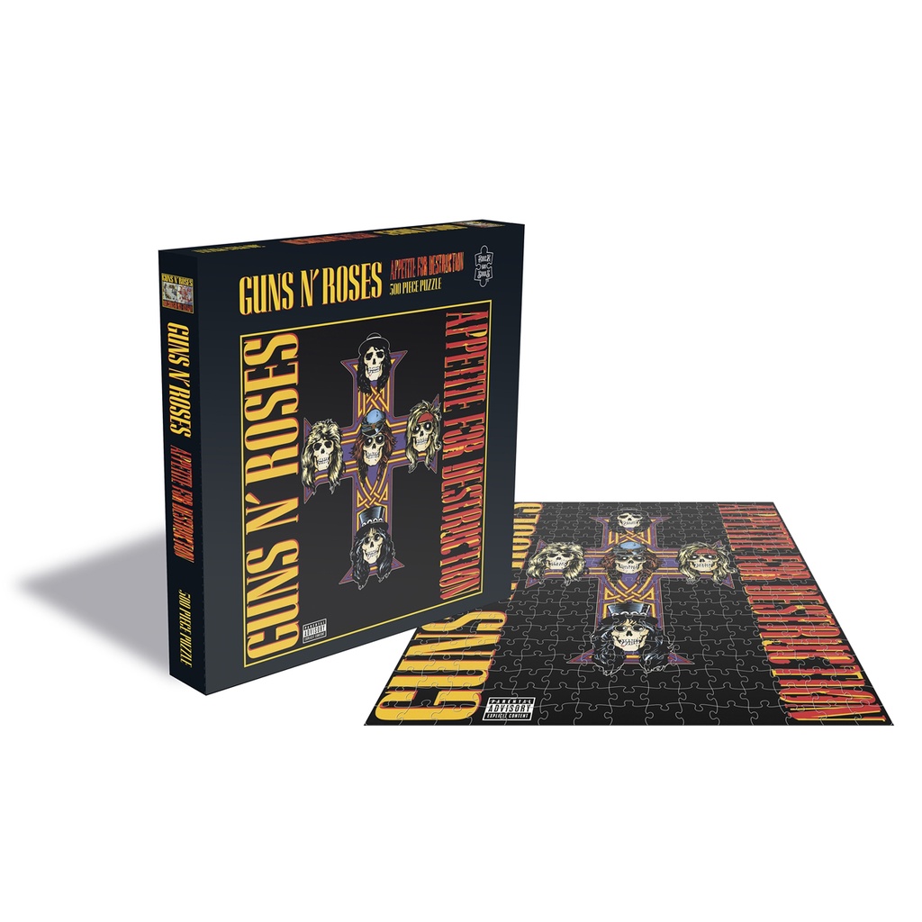 Guns N Roses - Appetite For Destruction x2 500pc Jigsaw Puzzles - Rock Saws