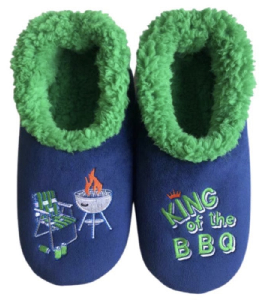 Slumbies - King Of The BBQ Pairables - Men's Slippers