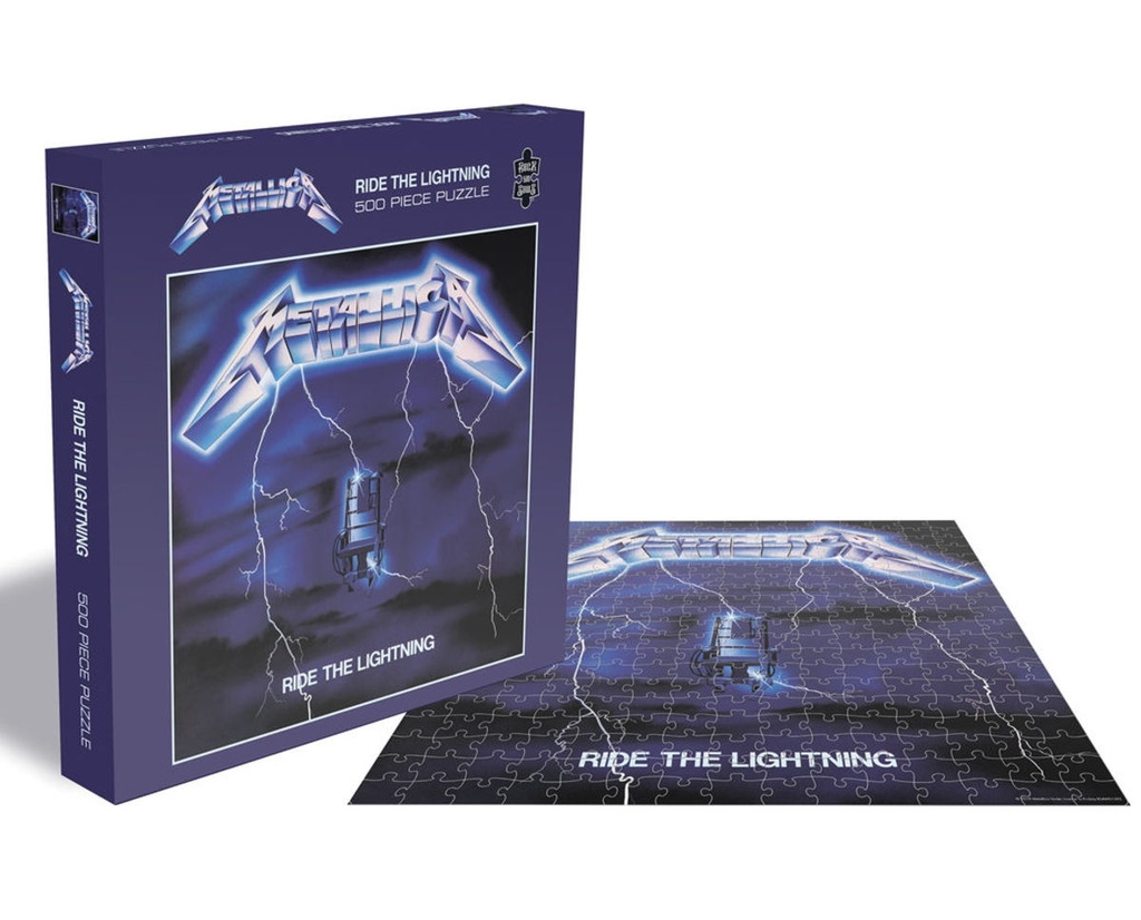 Metallica - Ride The Lightning 500pc Jigsaw Puzzle - Rock Saws