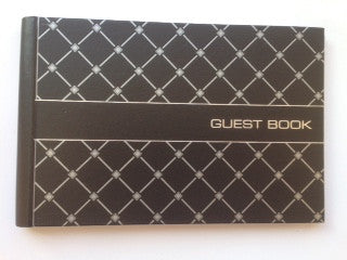 Guest Book - Black Argyle - Ozcorp