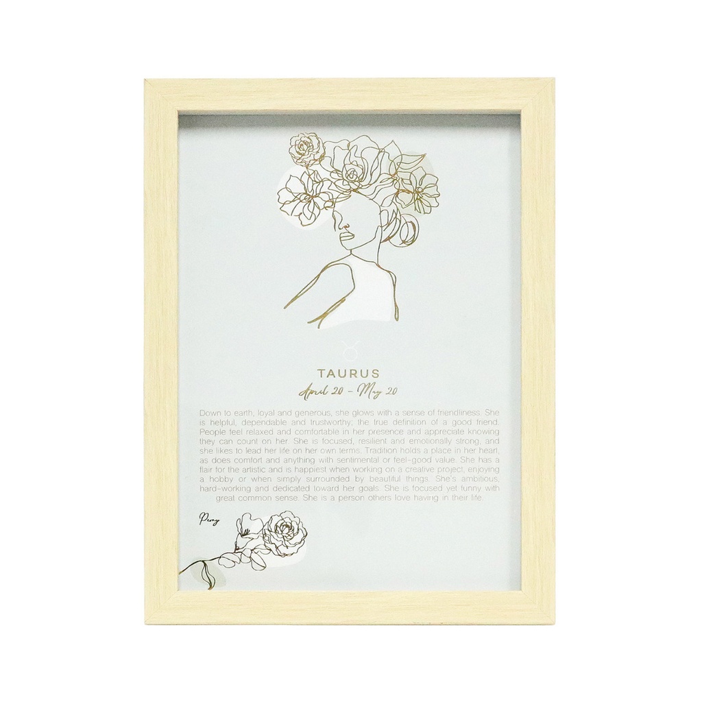 Mystique Frame Print Taurus - Splosh
