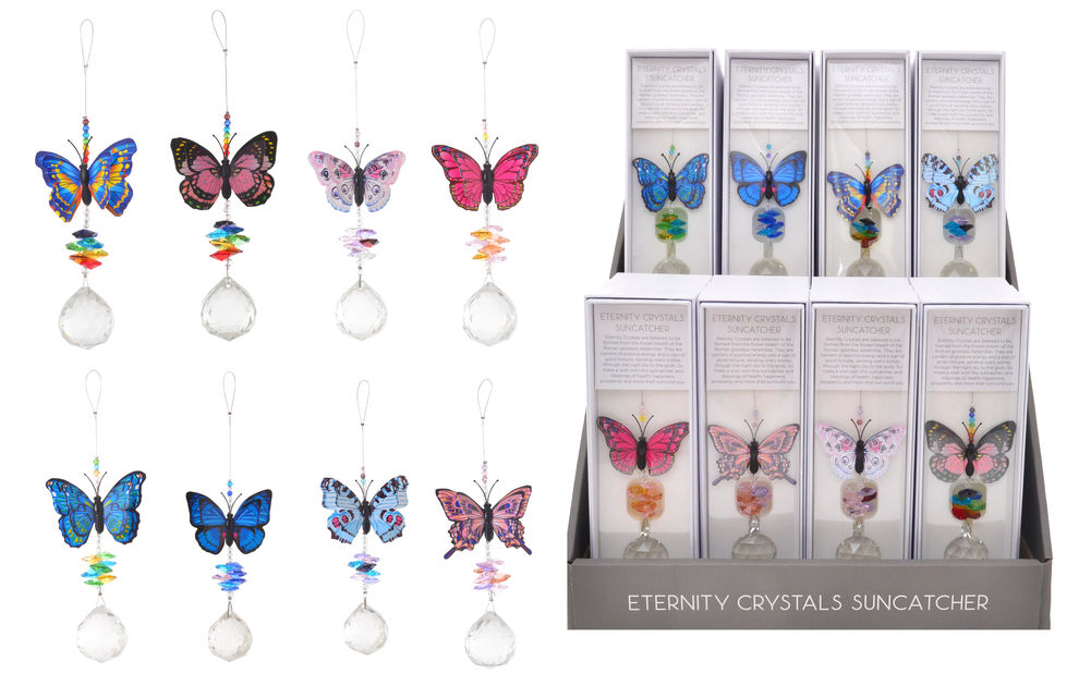 Eternity Crystals Suncatcher - Butterfly (Assorted)