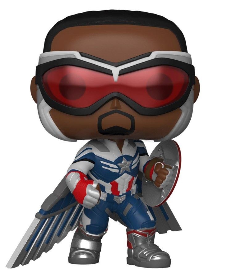 The Falcon and the Winter Soldier - Captain America Pose US Exclusive Funko Pop! Vinyl Figure #819
