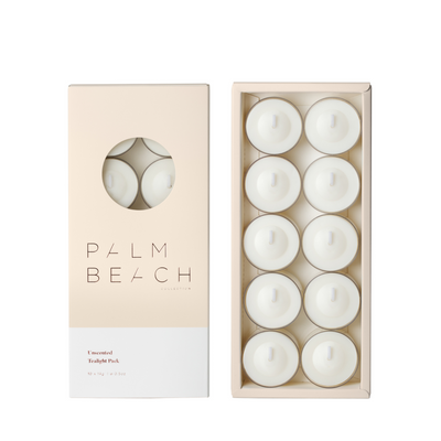 Tealight Candles Unscented - Palm Beach Collection