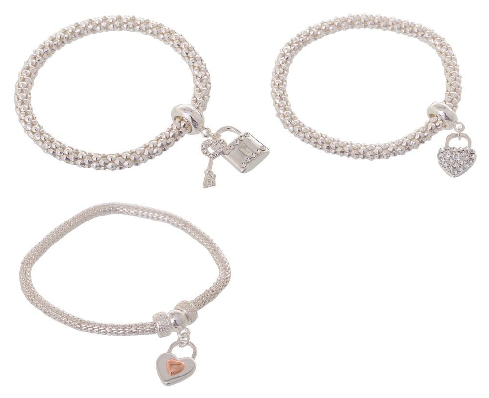 Love Lock Mesh Bracelet - Equilibrium