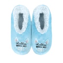 [SPWVCT01] SnuggUps - Women’s Slippers Quote Cat (Small)