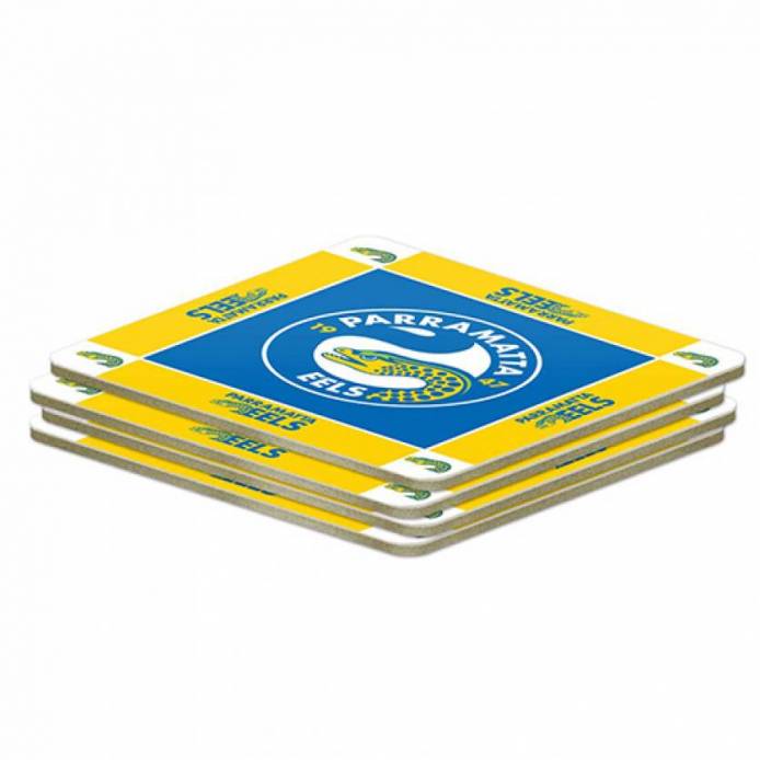 NRL Parramatta Eels Coaster 4 Pack