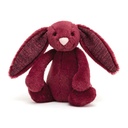 [BASS6SCAS] Bashful Sparkly Cassis Red Jellycat Bunny Small