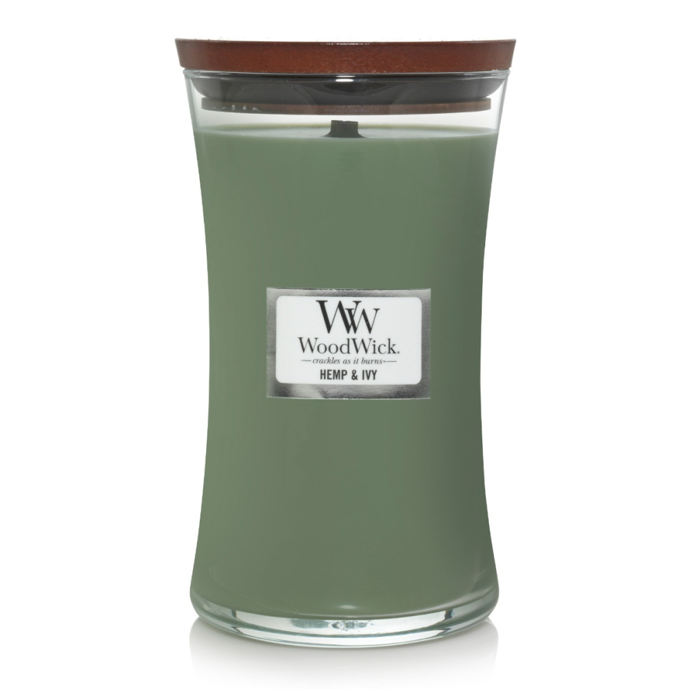 Hemp & Ivy Large Candle - WoodWick