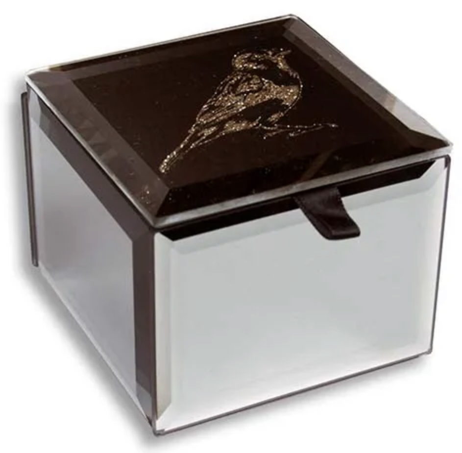 Bling Mini Trinket Box Finch - Arton Giftware