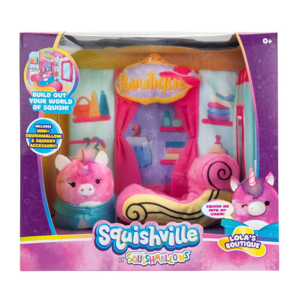 Squishmallows Squishville - Medium Soft Playset - Lola's Boutique