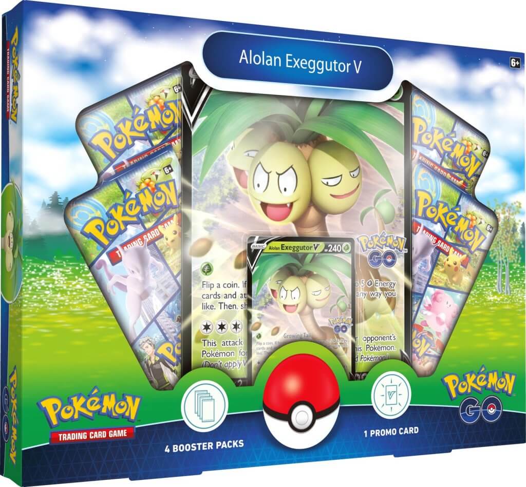Pokémon Trading Card Game TCG: Pokémon GO Collection Alolan Exeggutor V Box