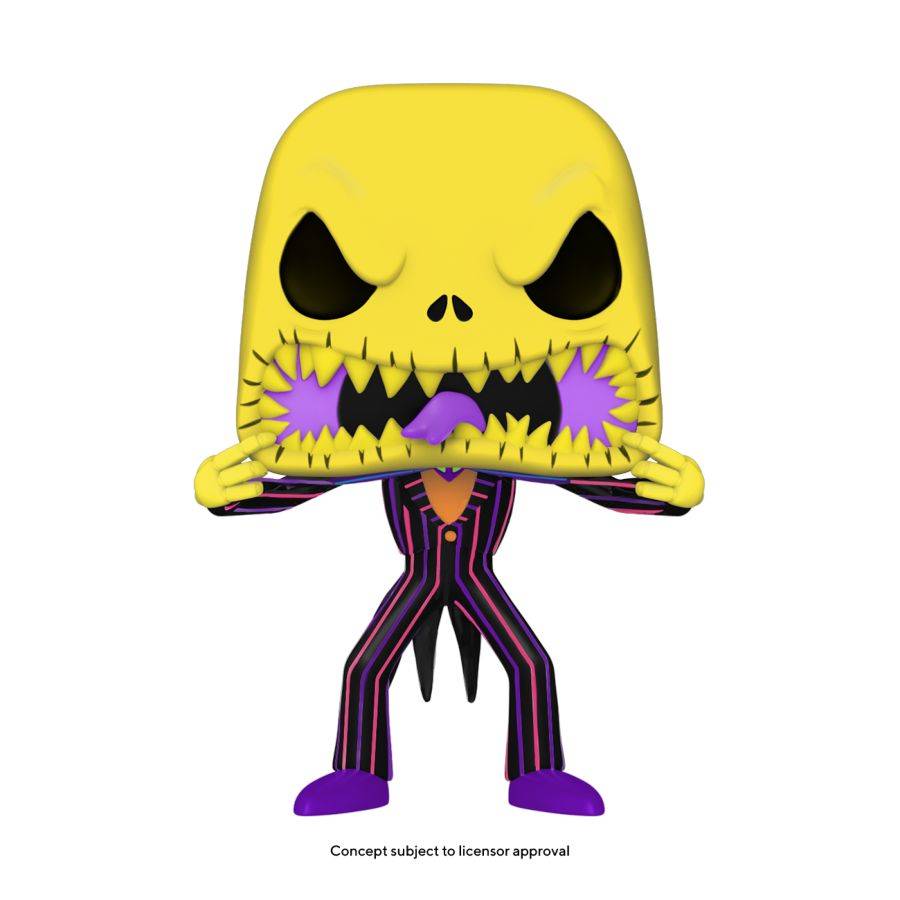 The Nightmare Before Christmas - Jack Scary Face Black Light US Exclusive Funko Pop! Vinyl [RS]