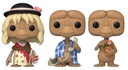 E.T. the Extra-Terrestrial - E.T. in Disguise, in Robe & with Flowers US Exclusive Funko Pop! 3-Pack [