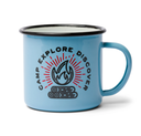 [GEN637AU] Camp Explore Discover Enamel Mug 11 Floz/325Ml - Gentlemen's Hardware