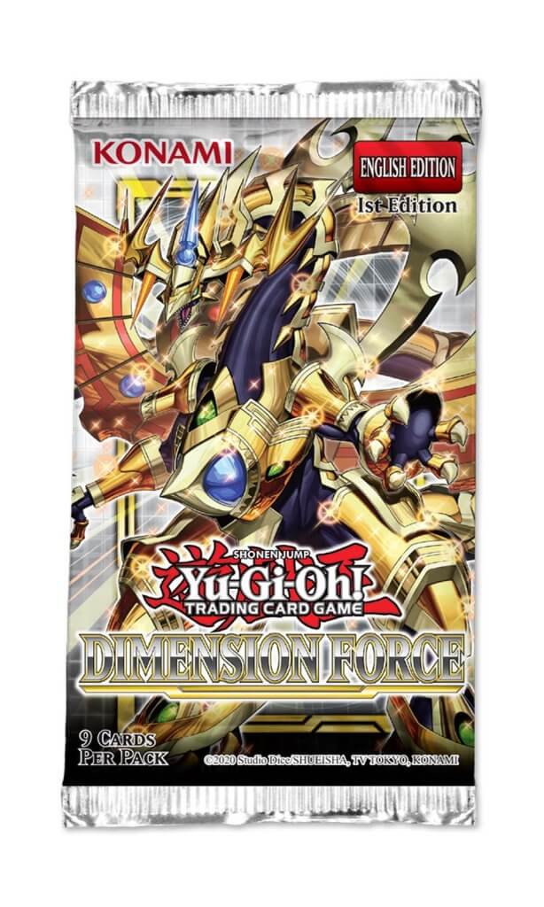Yu-Gi-Oh! Trading Card Game - Dimension Force - 9 x Card Booster Pack
