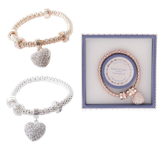 Mesh Heart Bracelet - Equilibrium Jewellery