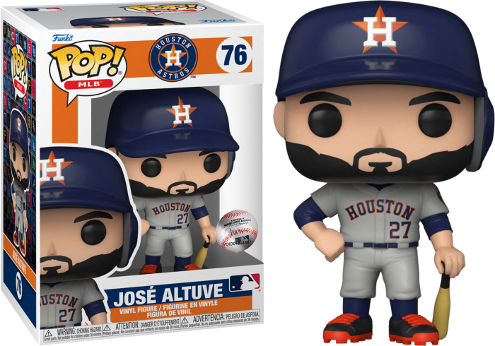 MLB: Baseball - Jose Altuve Houston Astros Away Jersey Funko Pop! Vinyl Figure