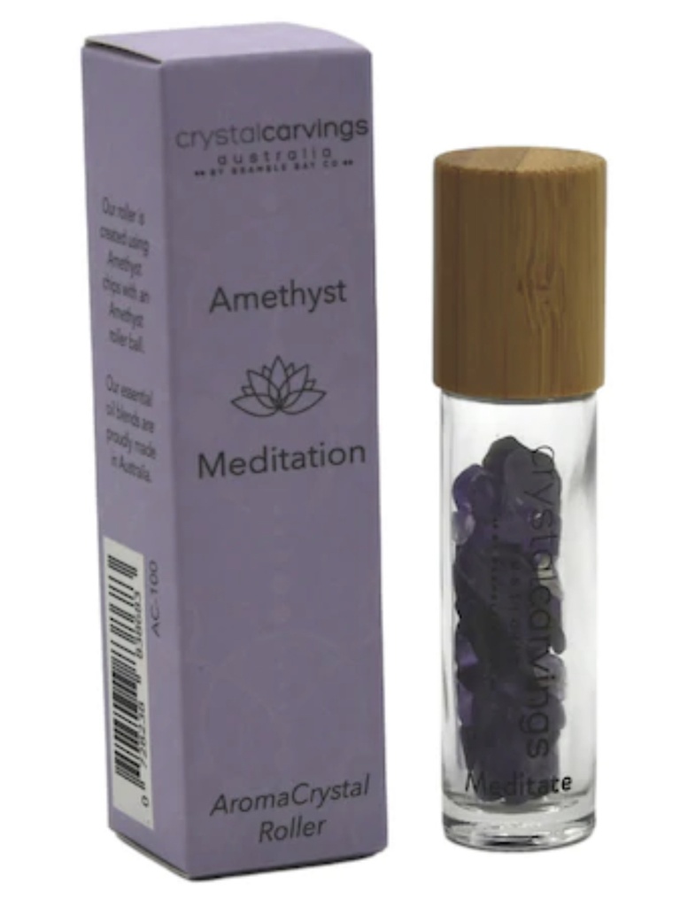 AromaCrystals Roller - Meditation - Bramble Bay Co