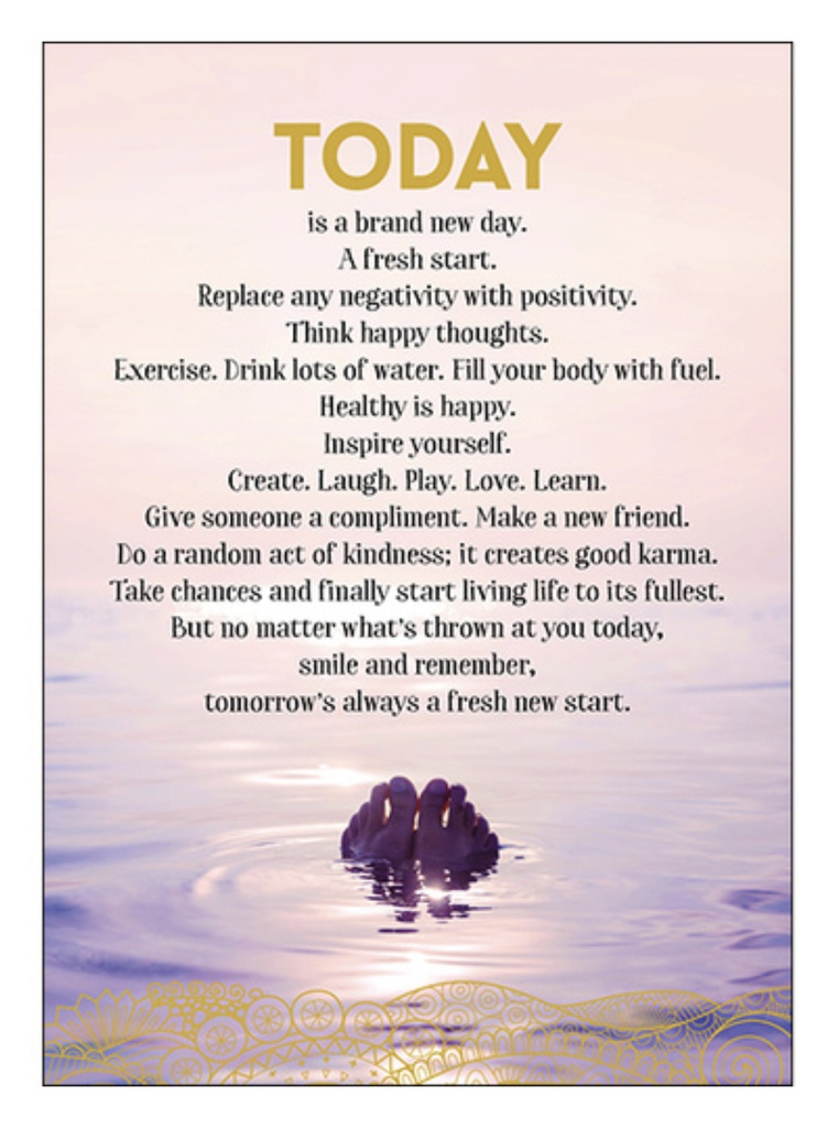 Today Inspirational Card - Affirmations