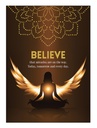 [A115] Believe Inspirational Card - Affirmations