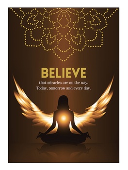 Believe Inspirational Card - Affirmations