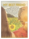 [A118] My Best Friend Inspirational Card - Affirmations