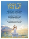 [A123] Look To This Day Inspirational Card - Affirmations