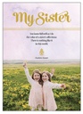 [A135] My Sister Inspirational Card - Affirmations