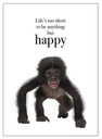 [M62] Baby Gorilla Inspirational Card - Affirmations