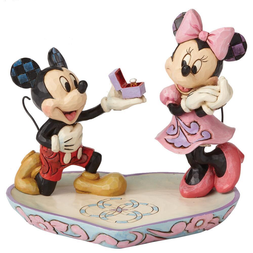 Disney Traditions by Jim Shore - Mickey Proposing to Minnie