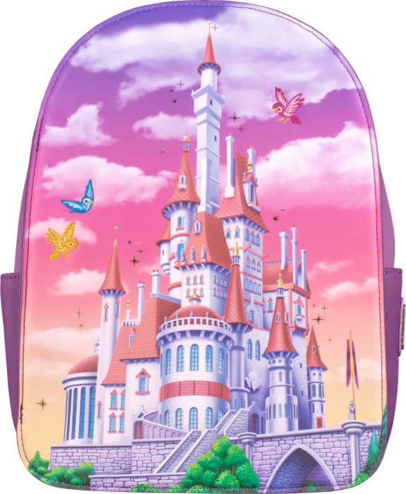 Beauty & the Beast (1991) - Castle Snap Flap Mini Backpack - Loungefly