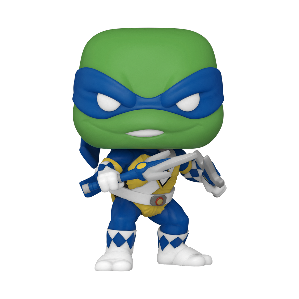 Teenage Mutant Ninja Turtles x Mighty Morphin Power Rangers– Leonardo SDCC 2022 Summer Convention Funko Pop! Vinyl Figure RS #104